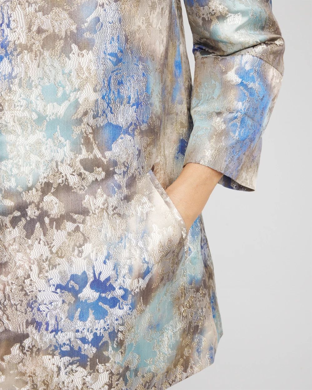 Travelers™ Collection Watercolor Jacquard Jacket | Chico's